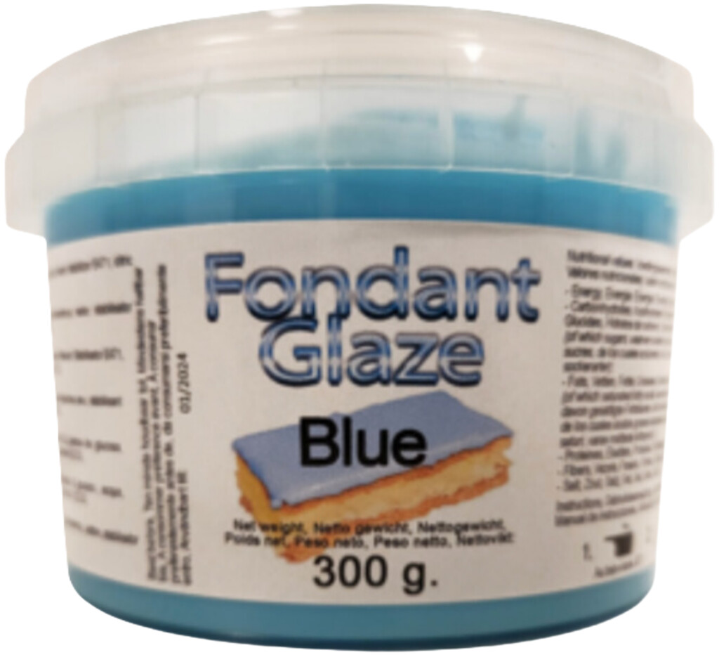 Fondant/glaçage bleu clair prêt à l'emploi 300g