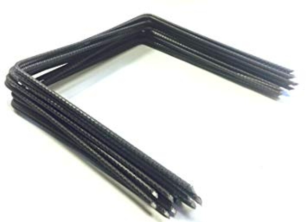 Gronddoekpennen gedraaid H20x10cm 20x dikte Ø4mm, met, geslepen punt