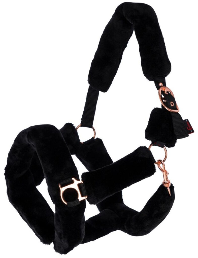 Licol SuperSoft, ,noir, poney