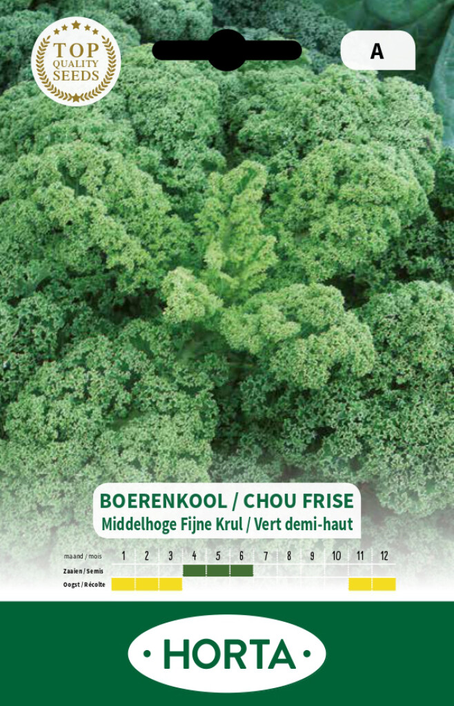 Boerenkool Middelhoge fijne krul