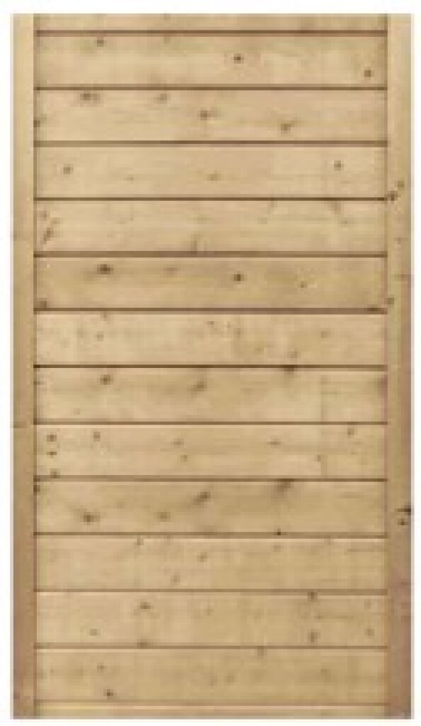 Deur Solide 100x192cm drukgeïmpregneerd grenen