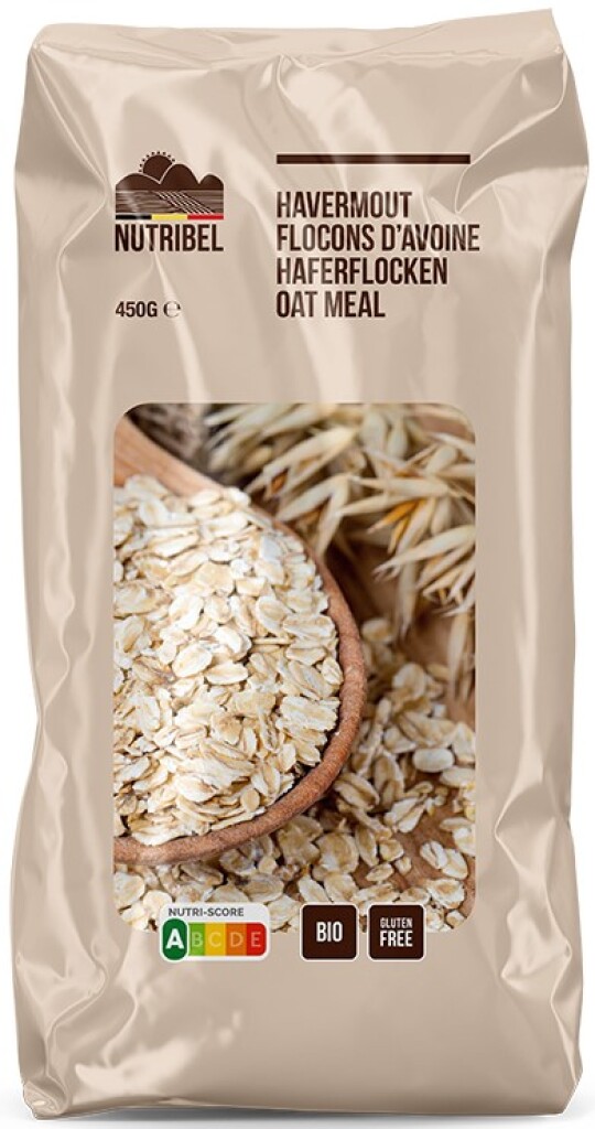 Flocons d'avoine bio et sans gluten 450g