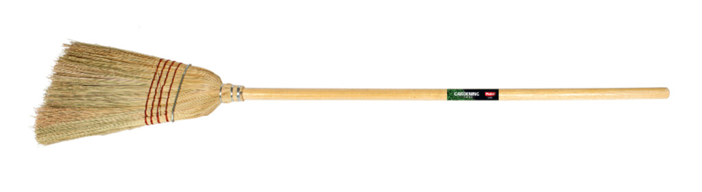 Heksenbezem met houten steel