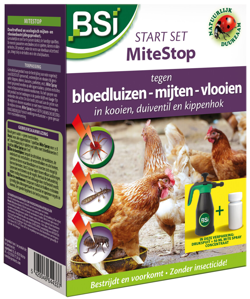 MiteStop concentré contre les poux et les acariens + pulvérisateur 50ml