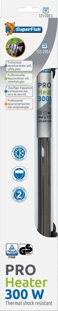SuperFish Pro Heater 300W voor 125-200L