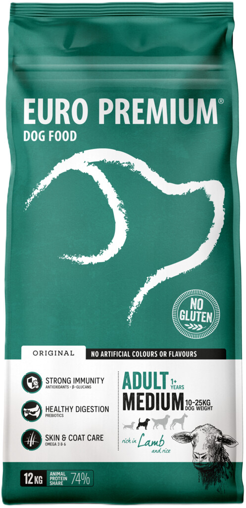 Medium adult lamb & rice 12kg