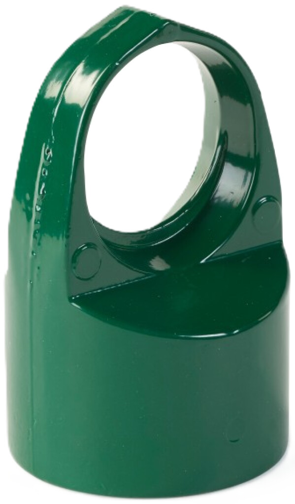 Tête support de lisse diam 48 - aluminium - 9005 noir