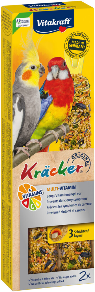 Kräcker grandes perruches multi vitamin