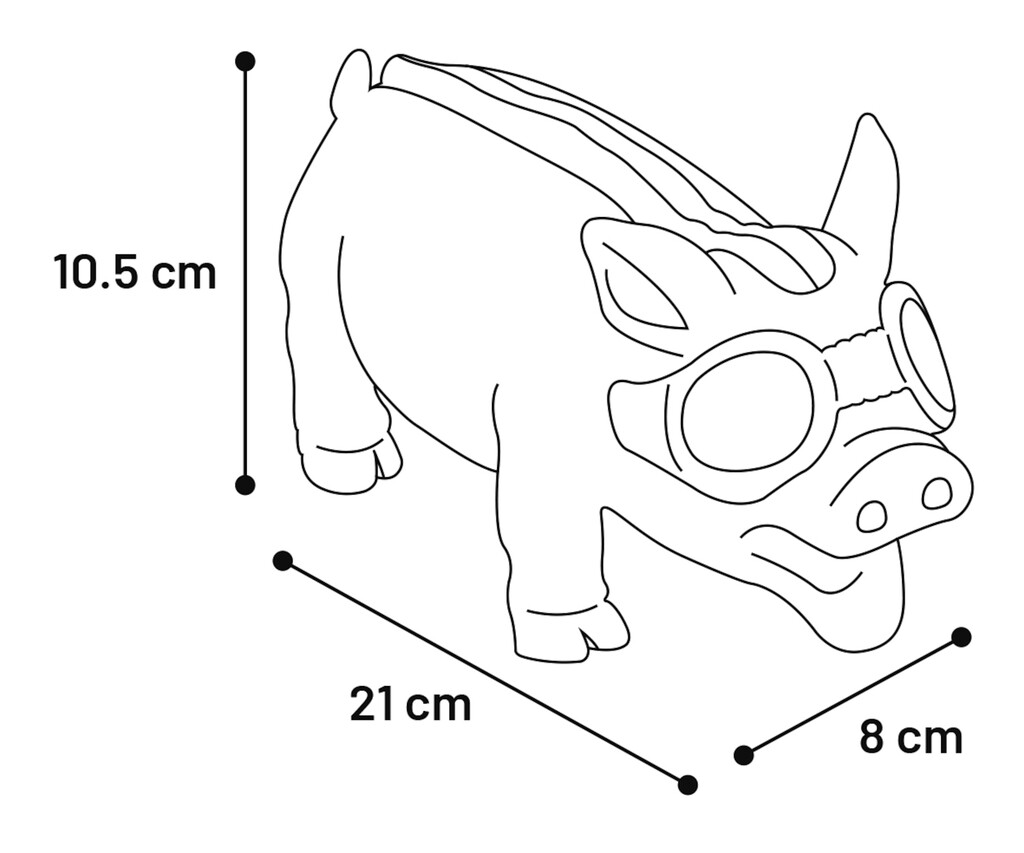Cochon Course Latex 21 cm