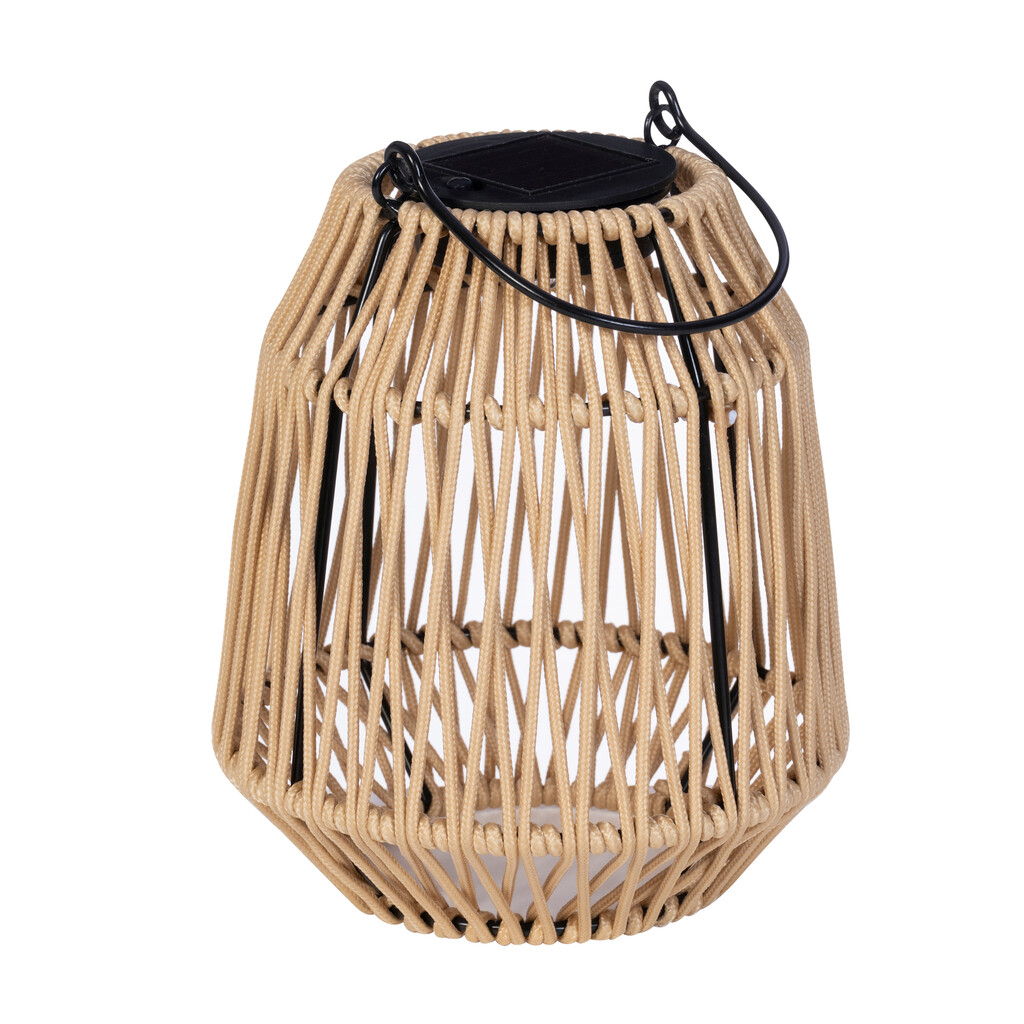 Solar Bilbao rope table lamp sand 5LM 