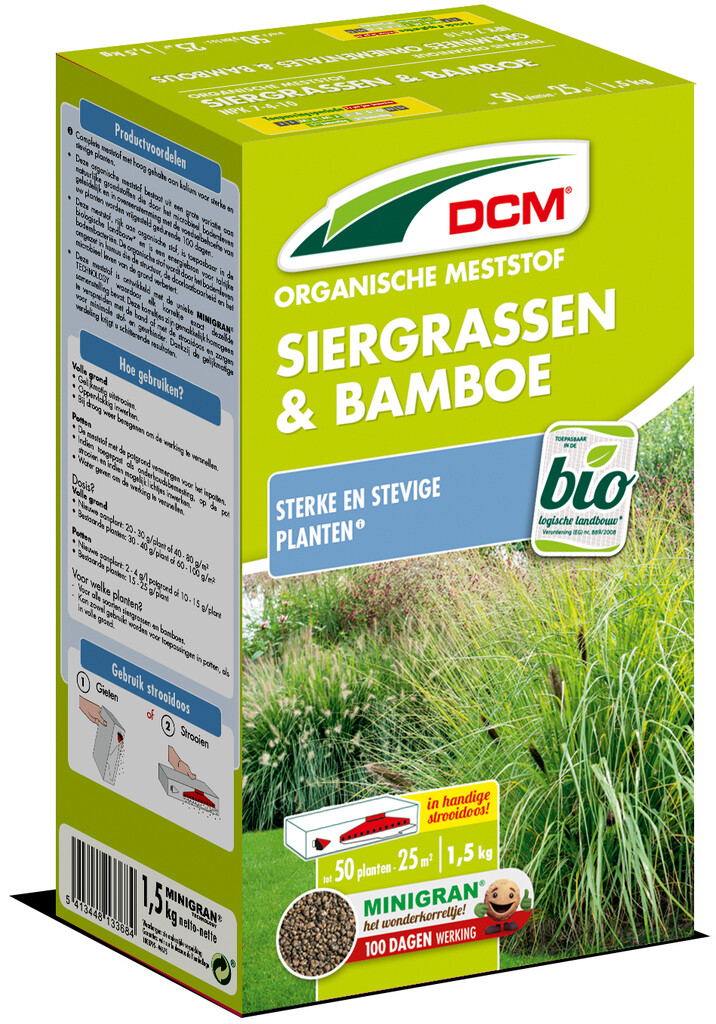 Meststof Siergrassen & Bamboe 1,5kg Meststof Siergrassen & Bamboe 1,5kg