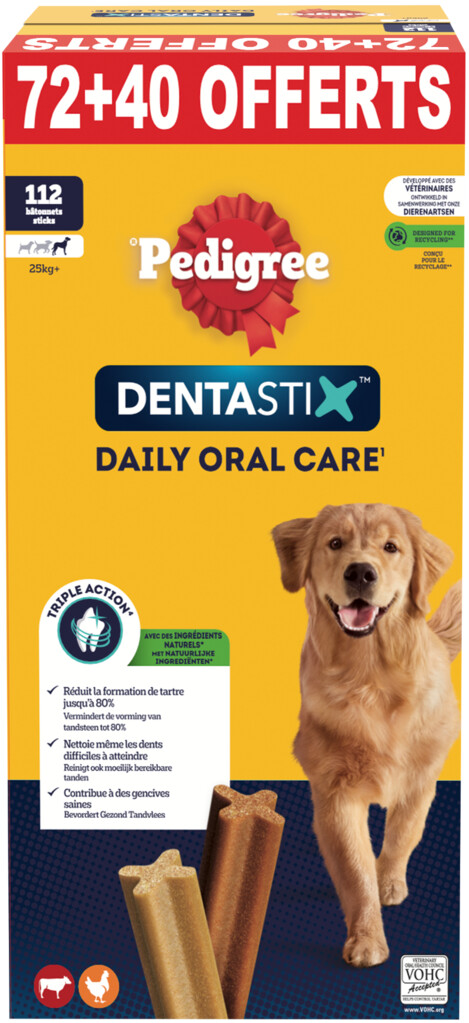 Dentastix maxi 72 + 40 promopack