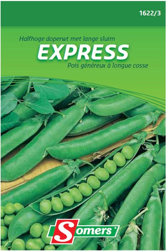 Halfhoge doperwt met lange sluim Express 160g