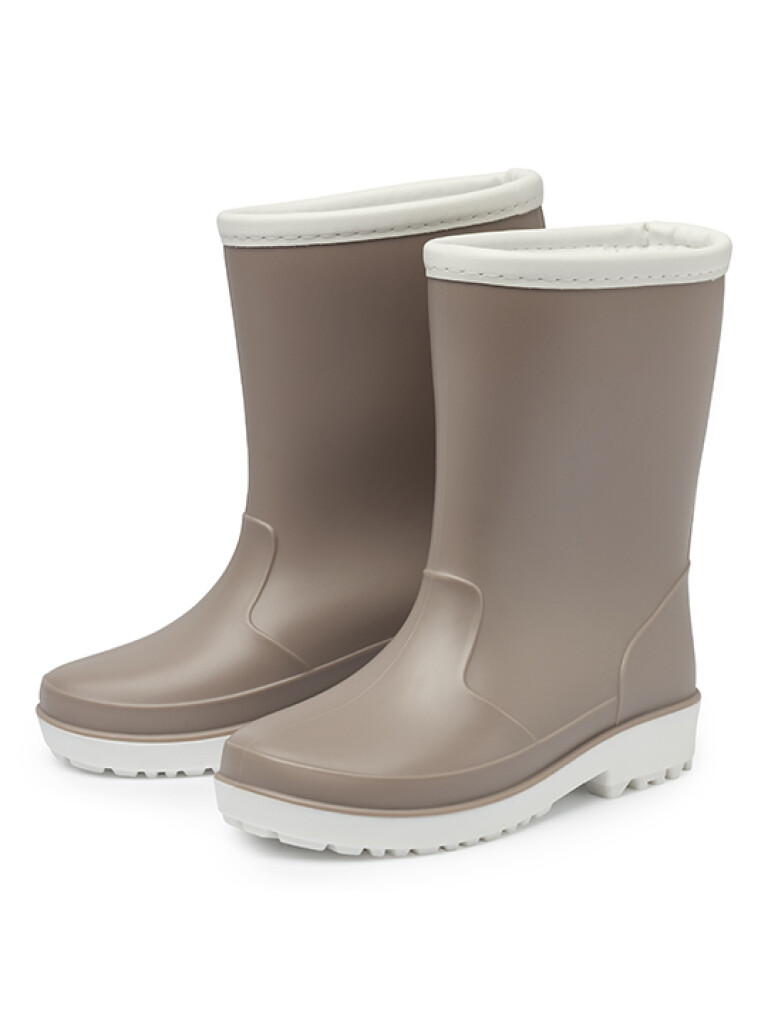 Bodi botte enfant fourré PVC taupe 25