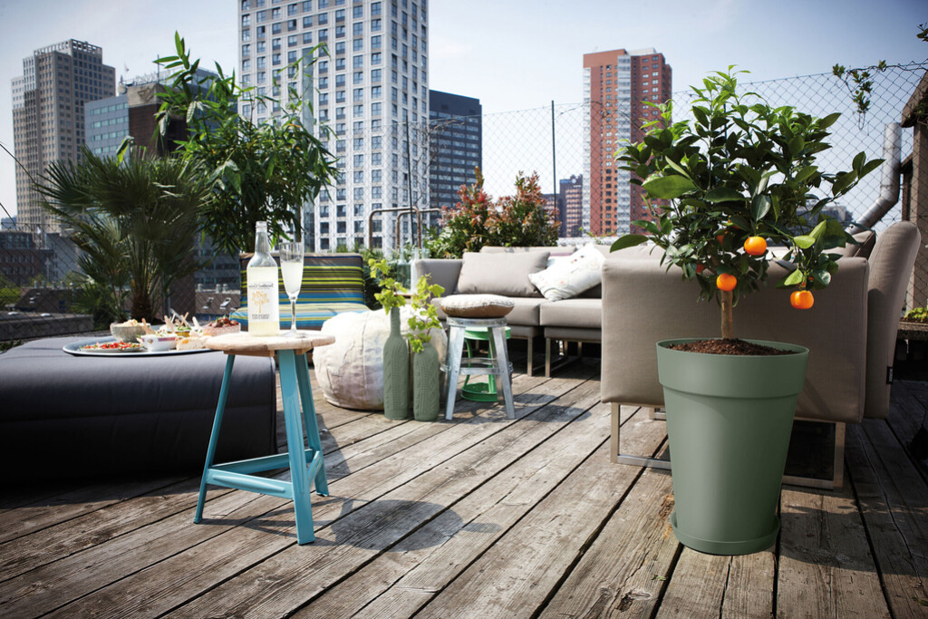 Loft Urban Soucoupe Ronde 21cm vert pistache