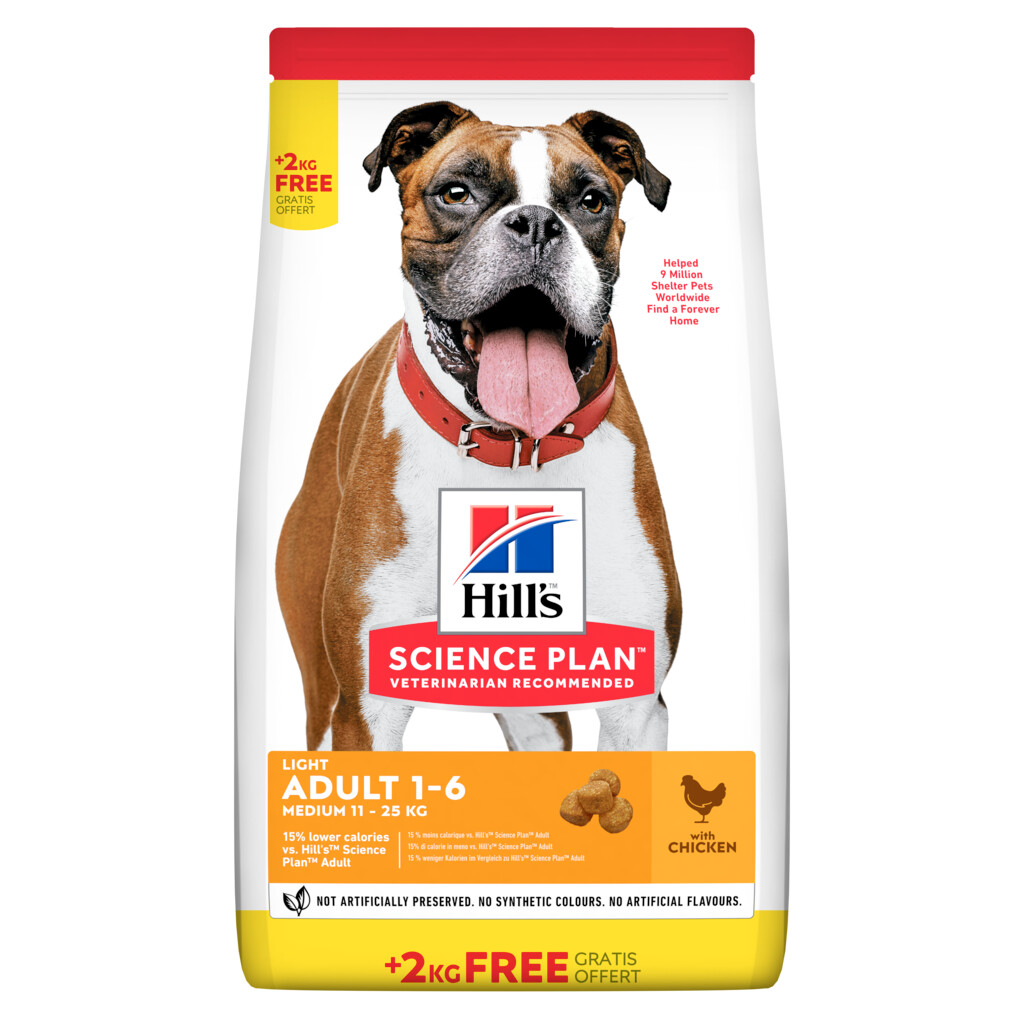 SP Canine Adult Light Medium with Chicken dry 14kg bonusbag. DISPONIBLE JUSQU'À ÉPUISEMENT DES STOCKS.