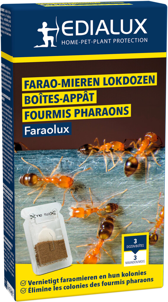 Faraolux lokdozen faraomieren 3 stuks