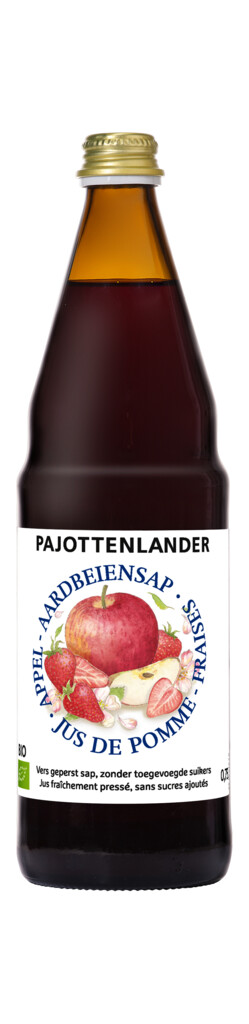 Jus de pomme-fraise bio 0,75L