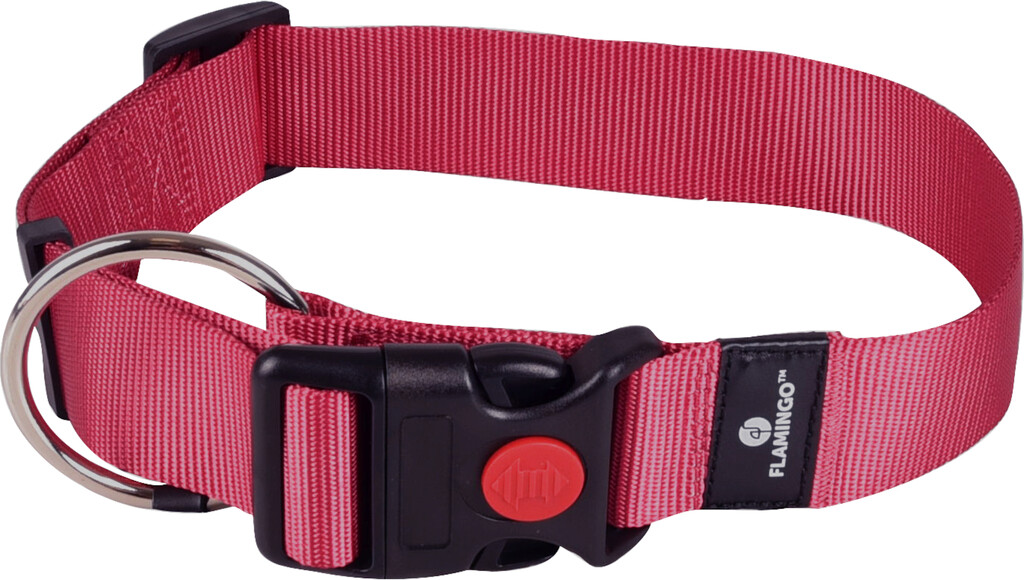 Halsband Ziggi Kersenrood XL 55-75cm 40mm