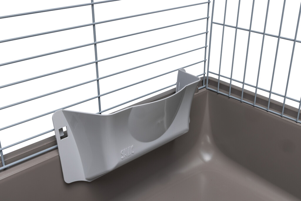 Konijnenkooi Nero4 Deluxe Zilver-Grijs 118x64x47