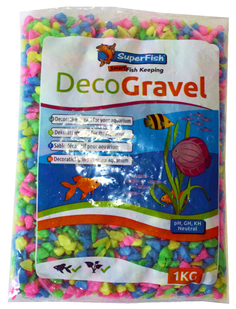 Gravier pour aquarium neon 1kg