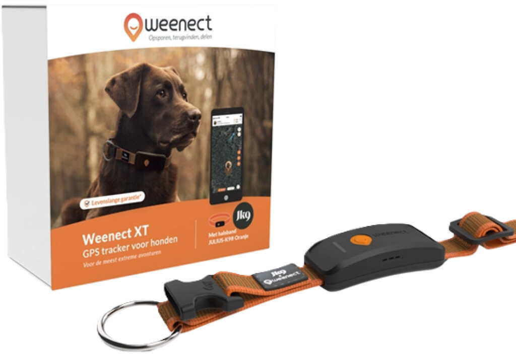 XT GPS Tracker honden met halsband oranje