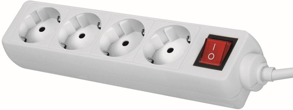 4-voudige stekkerdoos met schakelaar