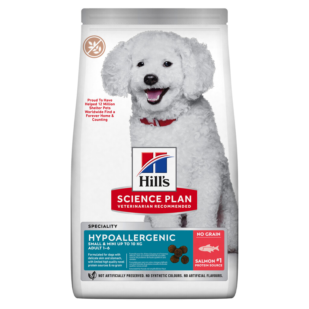 SP Hypoallergenic - croquettes pour chien adulte - Petites et Très Petites Races au saumon 1,5kg SP Hypoallergenic - croquettes pour chien adulte - Petites et Très Petites Races au saumon 1,5kg