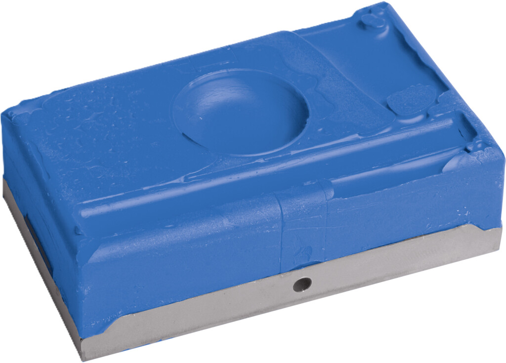 Blok was voor bokspringgerei, blauw