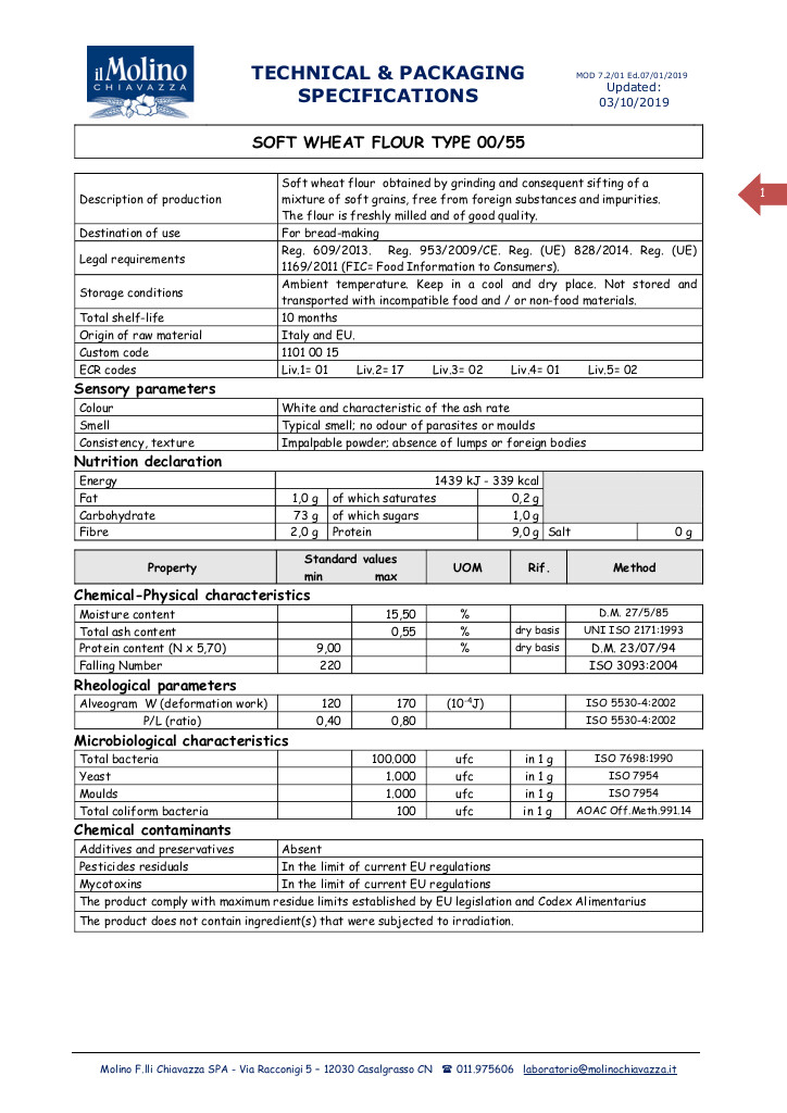 Farine Italienne 1kg