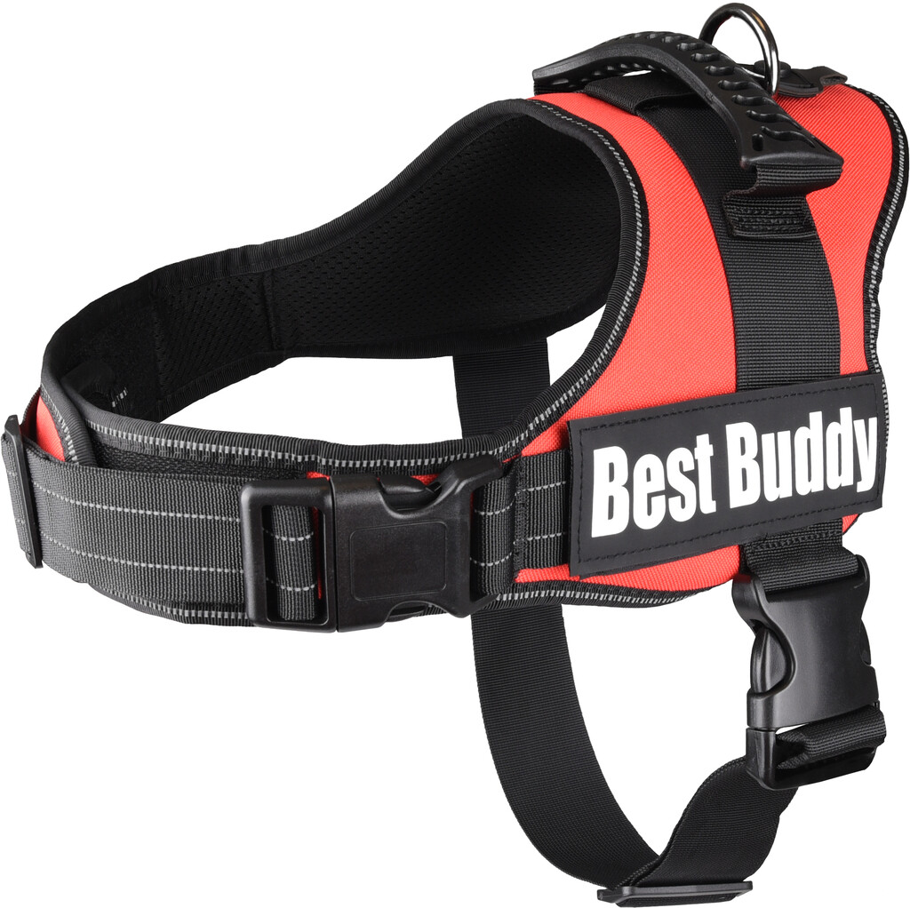 FLAMINGO Hondentuig Best Buddy Uranus Jungle - Bruin - 60 - 80 cm x 38 FLAMINGO Hondentuig Best Buddy Uranus Jungle - Bruin - 60 - 80 cm x 38