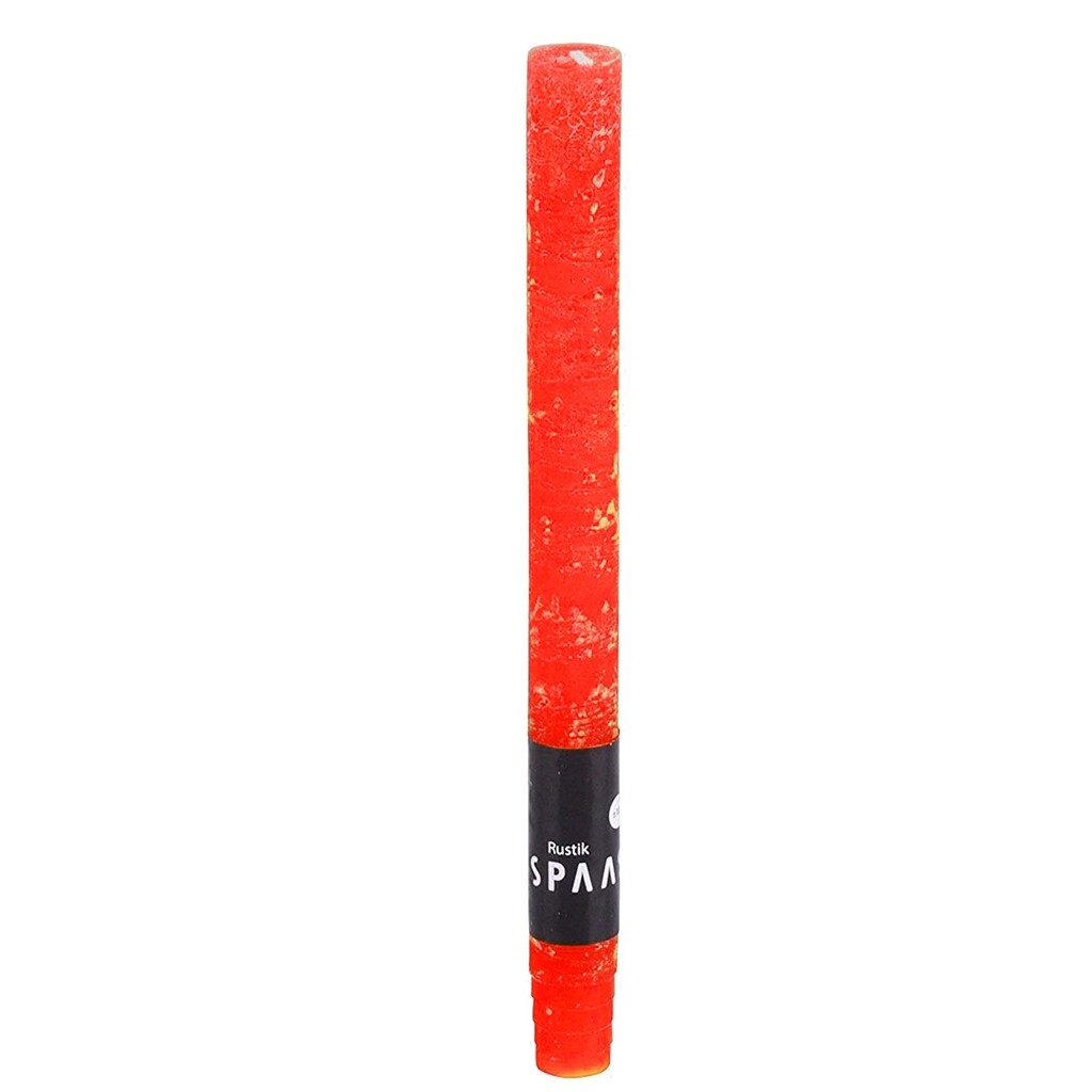 Rustieke huishoudkaars rood Rustieke huishoudkaars rood