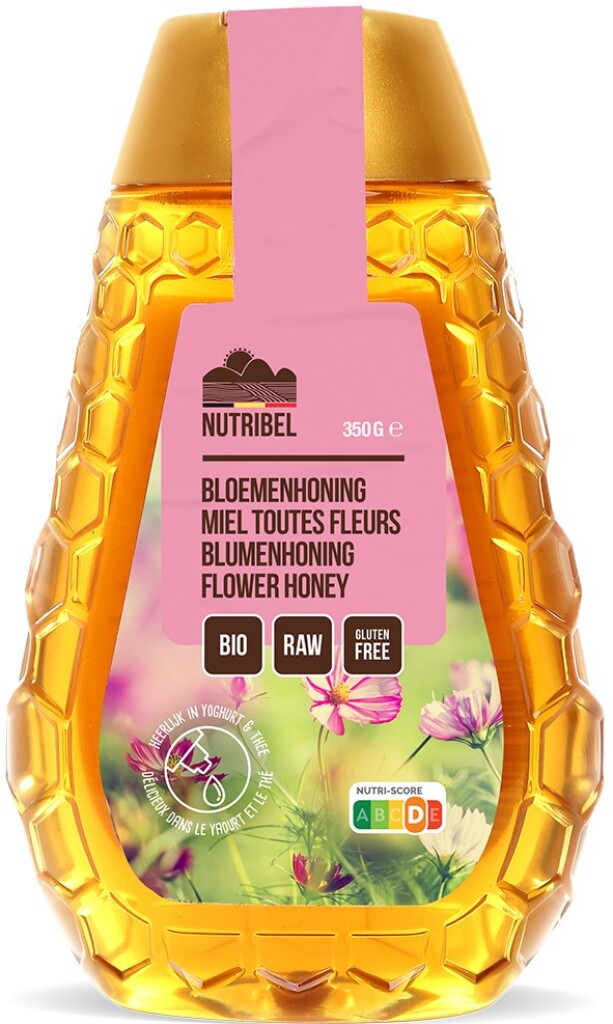 Bloemen honing bio 350g
