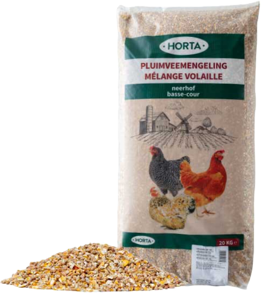 Mélange de Graines n° 104 avec maïs grossièrement concassé 20 kg