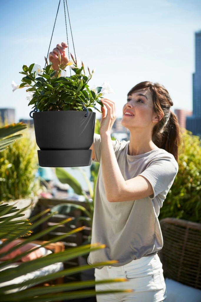 Greenville Hangschaal 24cm zwart