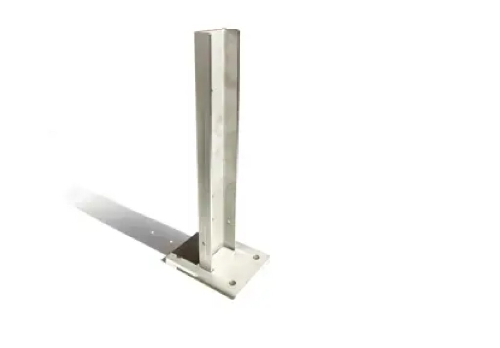 Base de poteau en acier inoxydable