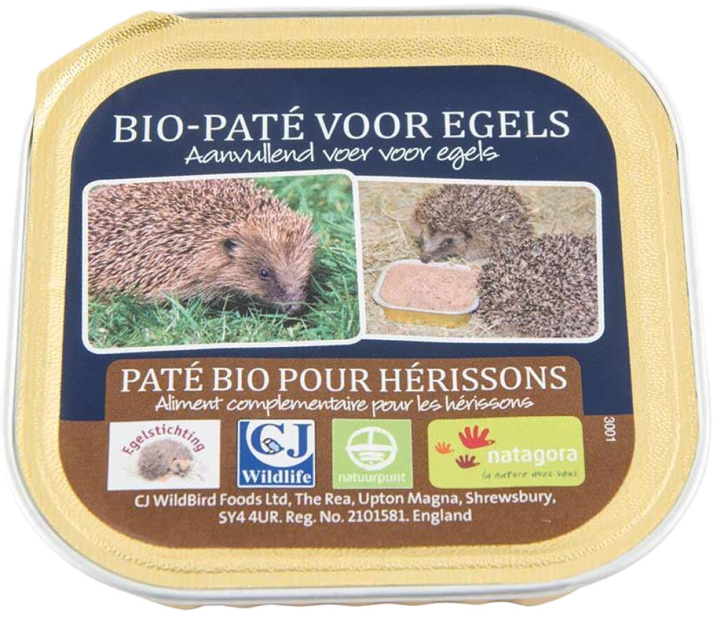 Pâté bio pour hérissons 100g