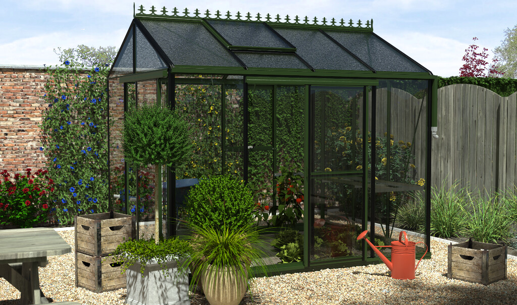 Serre Flexi modèle 1A Aluminium - 2,25 x 3,00 x 2,62m