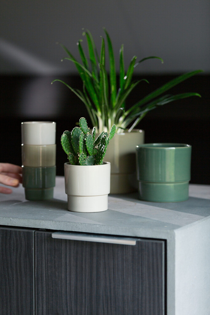 Cellos pot Dusty Green 8cm