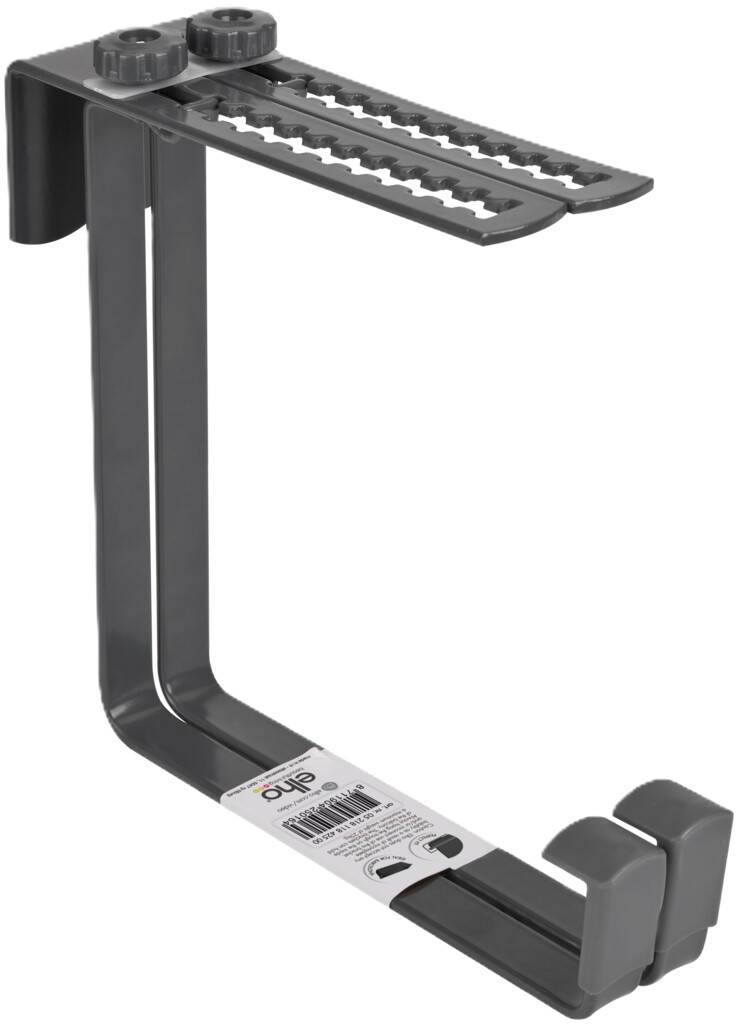 Crochets balconnières réglable Barcelona métal anthracite