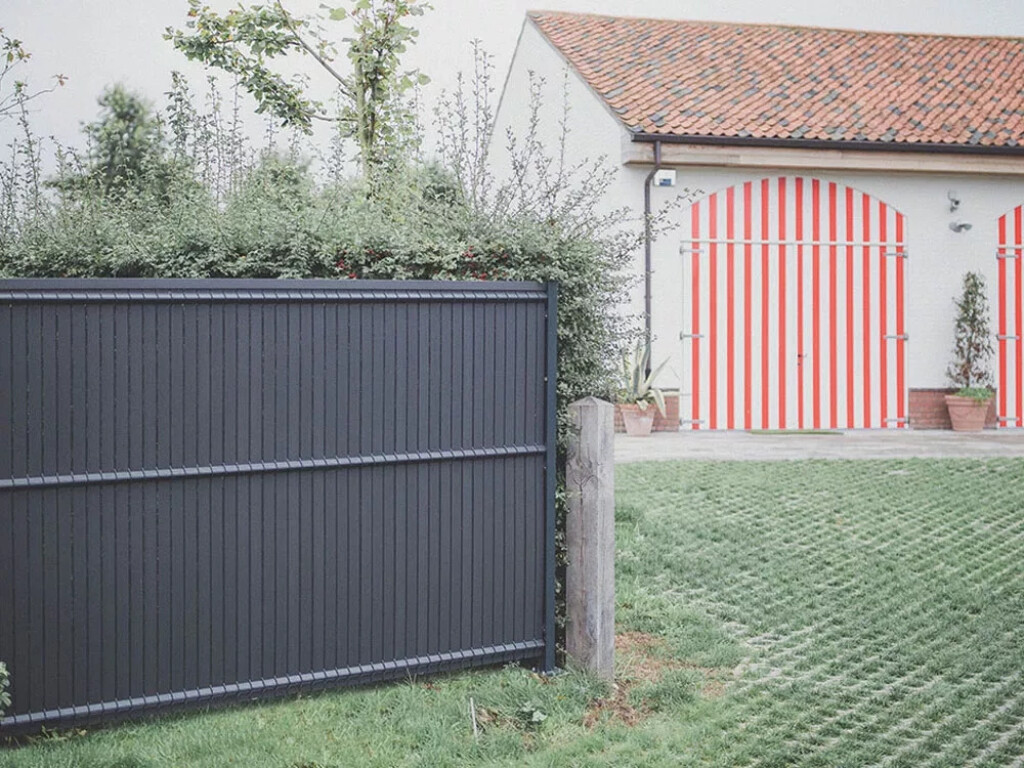 Nevada Super privacylinten voor draadpanelen 1,73m hoog 2,50m lang antraciet