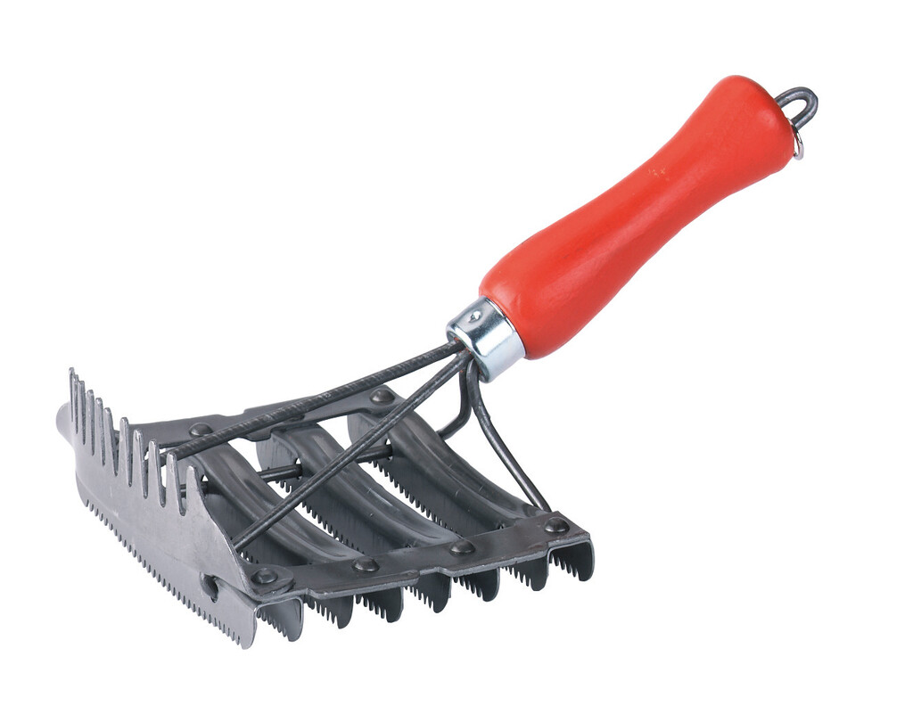 Metalen roskam met manenkam