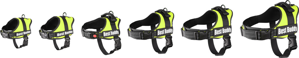 Harnas Best Buddy Pluto Neon Groen M Harnas Best Buddy Pluto Neon Groen M