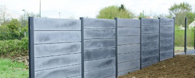 Betonnen afsluiting