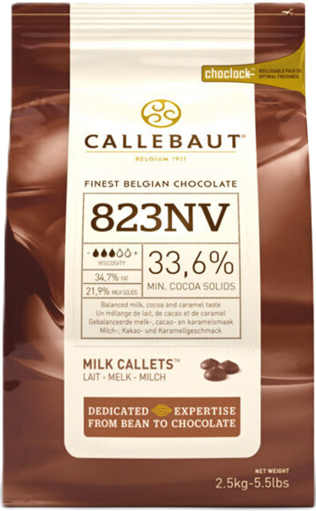 Melkchocolade - callets™ - 823 - 2,5kg