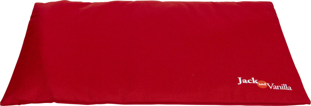 Coussin de banc imperméable rouge L