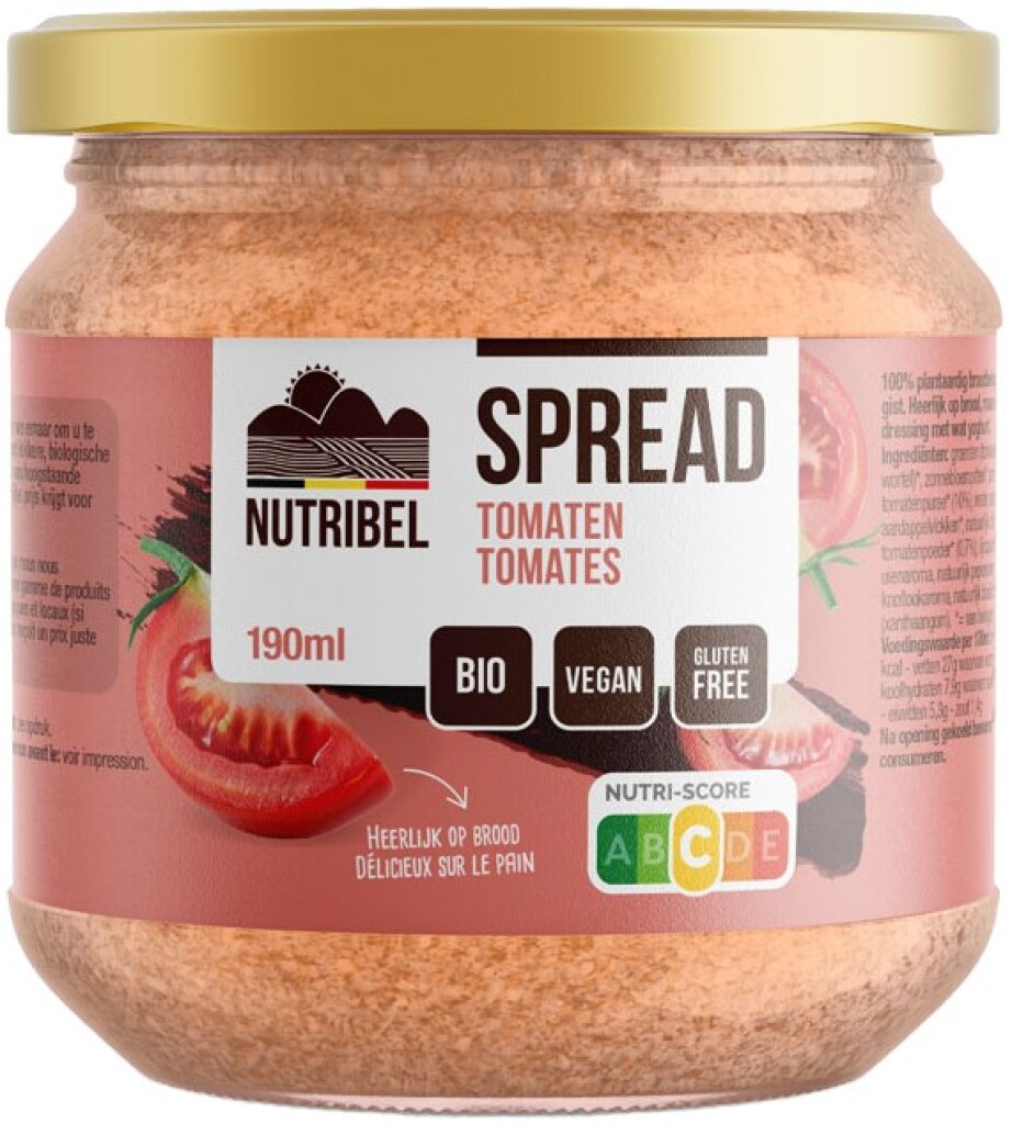 Spread de tomates bio 180g
