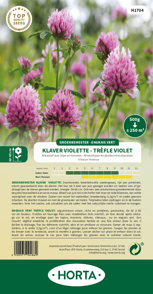 Trèfle violet 250 m² Trèfle violet 250 m²