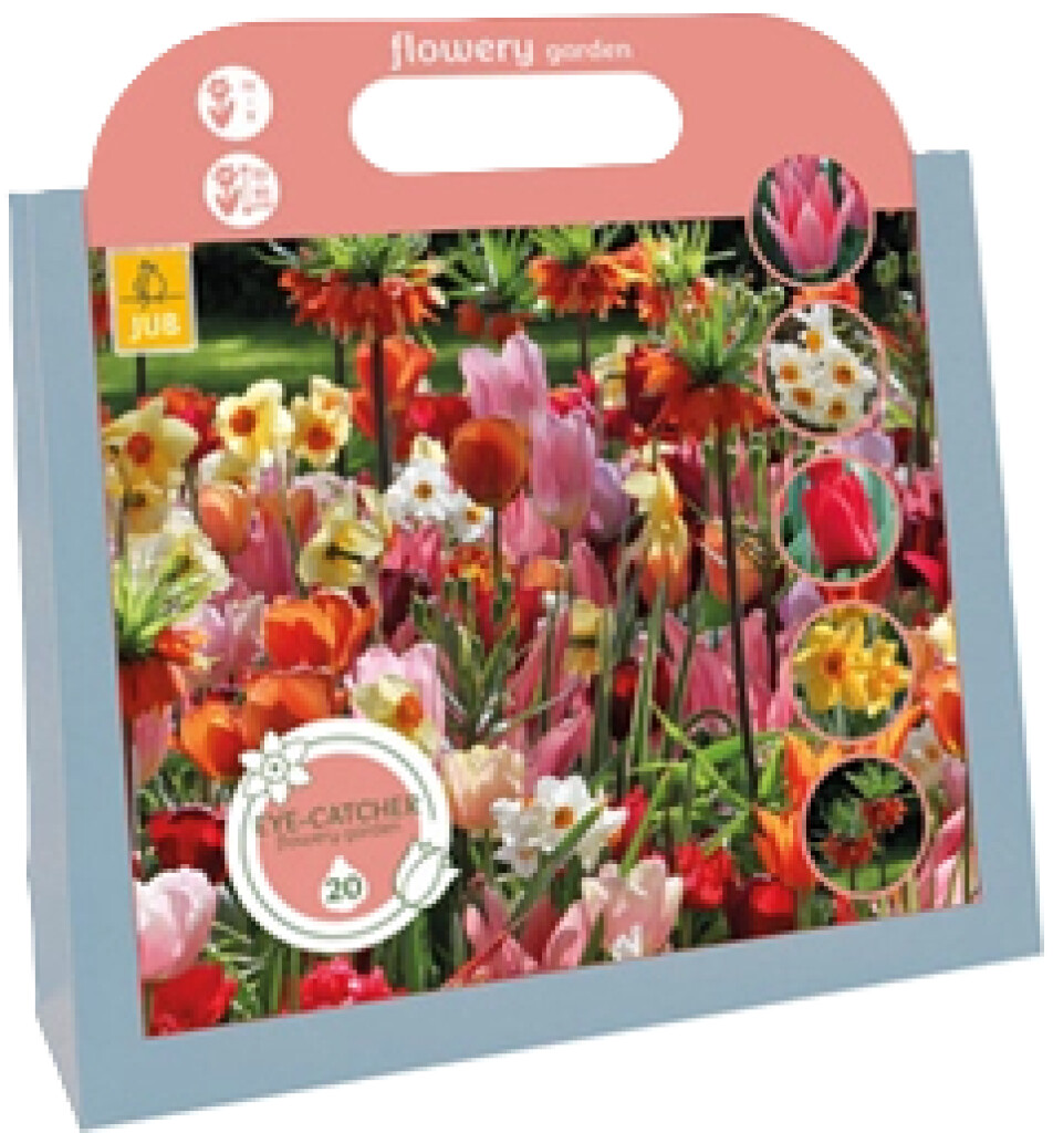 X1 tas 20 Eye-Catchers - Flowery Garden