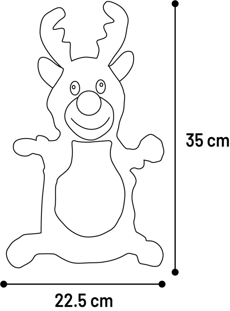 Jeffro rendier bruin